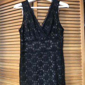 Black lace dress